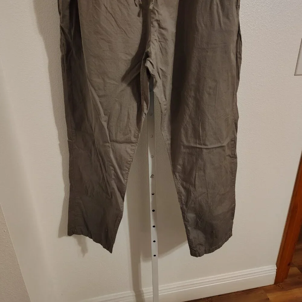 Onia Men's Drawstring Cotton Pants Size XXL Gray